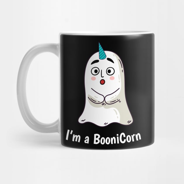 Funny Halloween: Relaxed Boonicorn Unicorn Ghost by heidiki.png